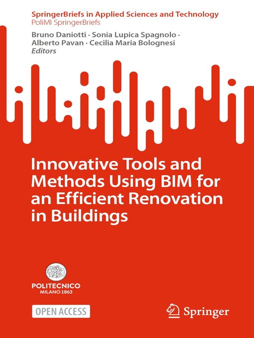 Title details for Innovative Tools and Methods Using BIM for an Efficient Renovation in Buildings by Bruno Daniotti - Wait list